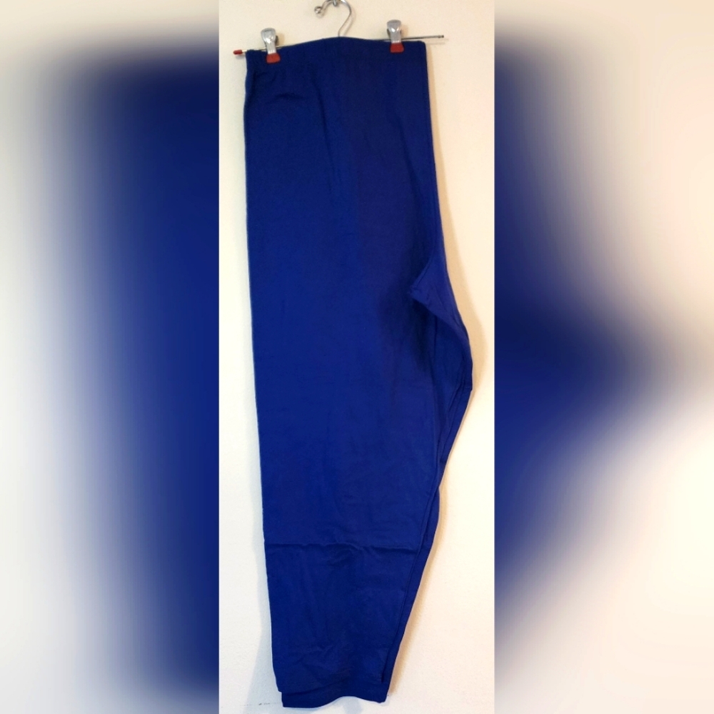 Women's Plus Size 5X Royal Blue Legging NWOT SUPER SOFT & STRETCHY!